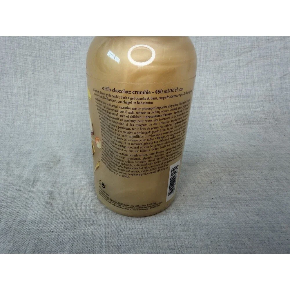 NEW Philosophy Vanilla Chocolate Crumble Shower Gel 480mL 16 fl oz